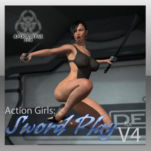 Action Girls: Sword Play is a set of 15 bad-ass porn pictures