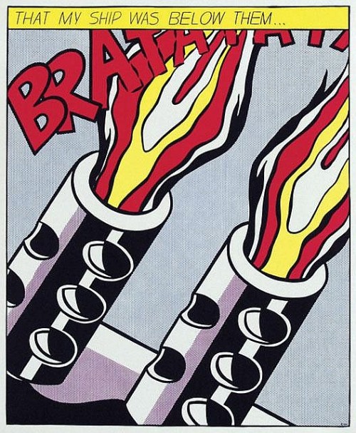 Roy Lichtenstein, Brat! As I opened fire, Stedelijk Museum, 2000, original design 1964. 