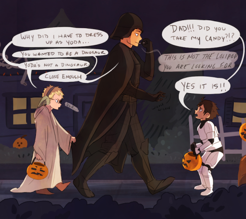 sunsteez:HAPPY HALLOWEEN EVERYONE!!!!!! (and may the force be with you because it’s certainly not wi
