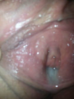 Filled With Cum. I Love This Pussy  Thanks Http://rodholder.tumblr.com/ For The