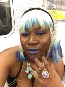 simplyt:  Black femme pre Afro punk selfies.