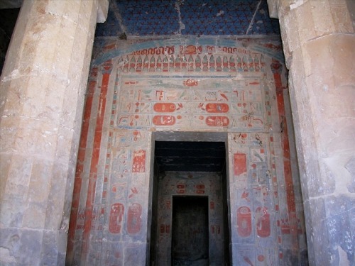 Chapel of Hathor inside the Mortuary Temple of Hatshepsut, Deir el-Bahari