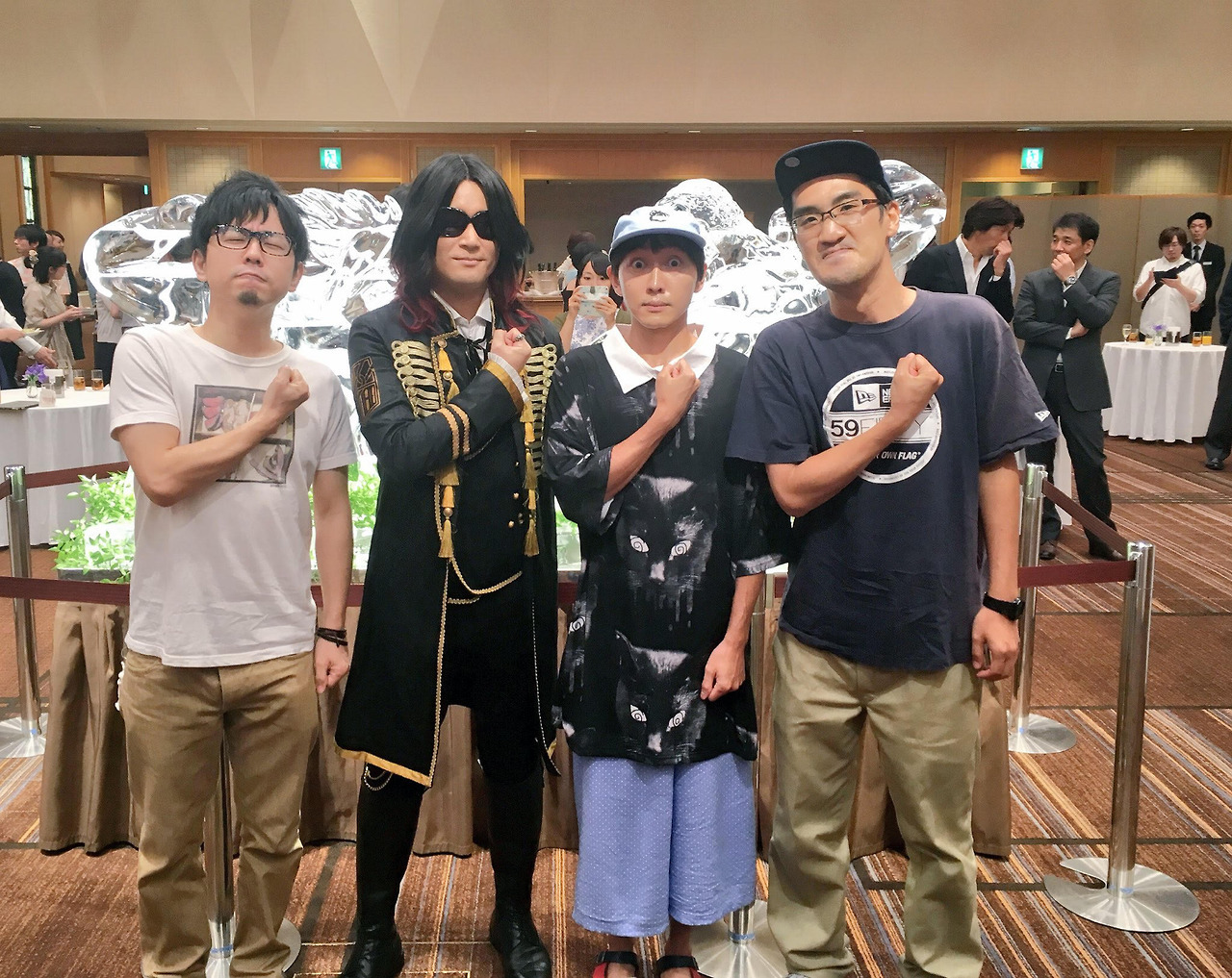 SnK News: Isayama Hajime and other staff at SnK Season 2 Production Staff PartyIsayama