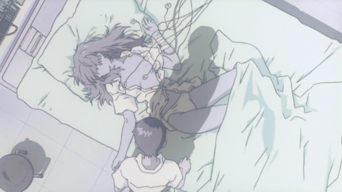 evangelion-complex:Some patterns seem unavoidable when faced with pain. If you can’t keep both eyes 