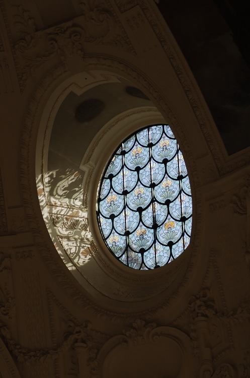 50x70cm:agnes-briosch:stained glass window at petit palais, paris.