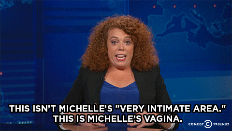 thedailyshow:  Michelle Wolf discusses the end of New York’s controversial tax on tampons and the taboo surrounding periods and the word “vagina.” 