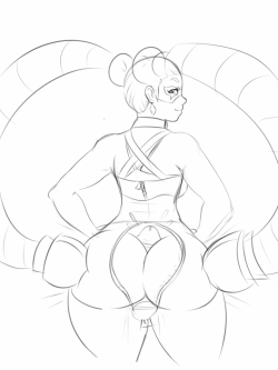 Franktoniusart: Twintelle Sketch. Good Ass. 