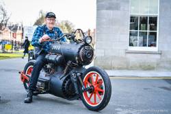 steampunktendencies:  Real steam powered bike. Top Speed 10Kmph. Courtesy: Marc Quinlivan PhotographyFollow on Twitter https://twitter.com/Steampunk_T