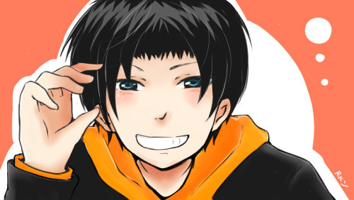 “Ehehehe, gomen gomen~”a little doodle for myselfmy fav chara from knb, takao kazunari!