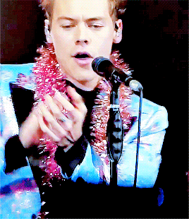 dunkirks: Harry wearing a pink tinselLondon, UK - 10/29