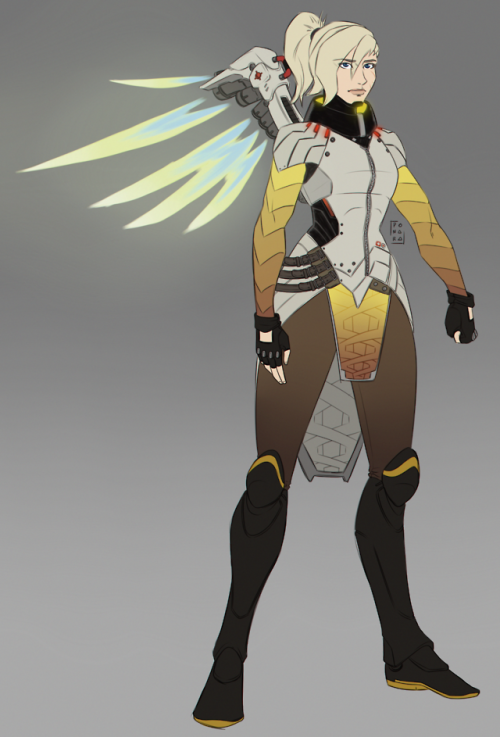 pon4ra-arts: Mercy, but without boob armorI had this design half-finished just sitting around for a 