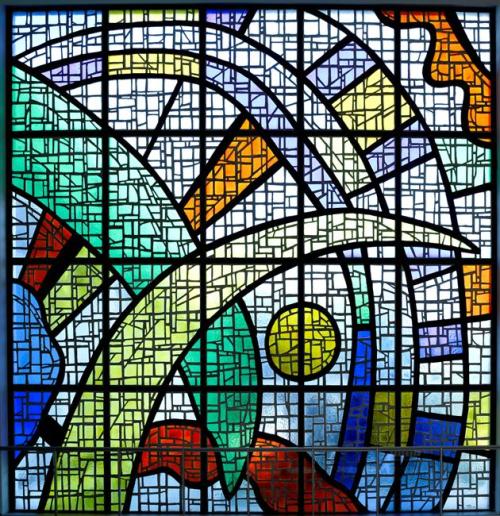 artist-fernand-leger: Stained glass windows for the University of Caracas, Fernand Léger