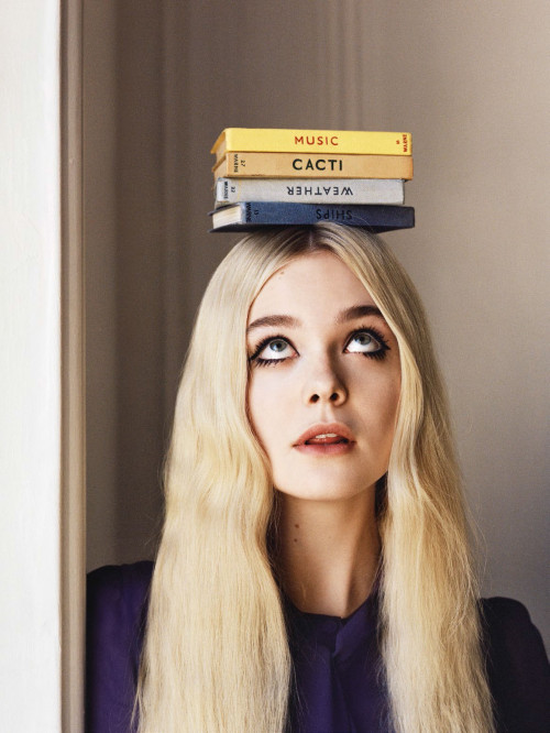 Ella Fanning by Angelo Pennetta for Vogue.