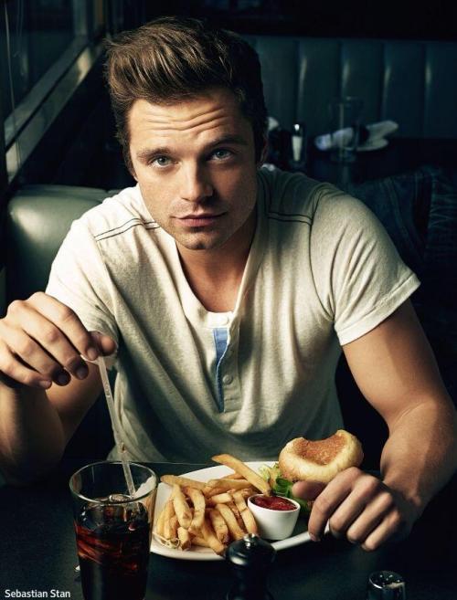imasebsexual: Yes, yes I would like to order a Sebastian Stan with fries and burger