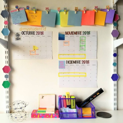 Calendario listo y completo!- - Calendar ready and complete!. . . . #mystudentid #studygram #stu