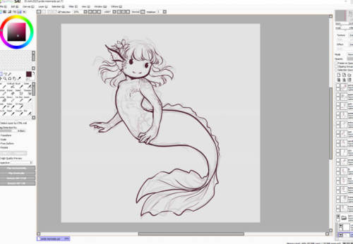 chroma-imp-draws:mermay has given me the urge to draw little pride themed mermaids again :3 so, I go