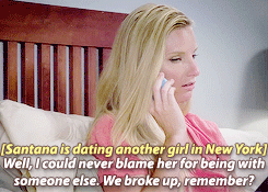 hummelssmythe:Brittana AU (5.12 inspired): Brittany finds out that Santana is dating Dani and she’s 
