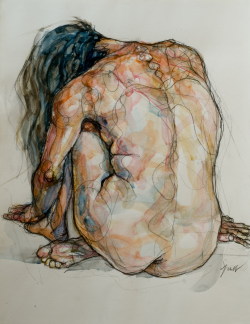 sad-plath: Femme cube 1 by Sylvie Guillot / Facebook