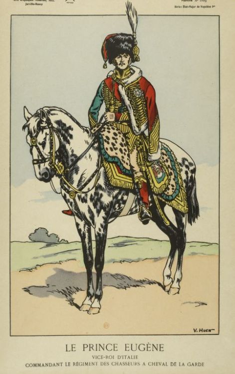 thequeensclock:valinaraii:Plates from Napoléon 1er et son Etat-Major, by V. Huen.Gallica@black-bruns