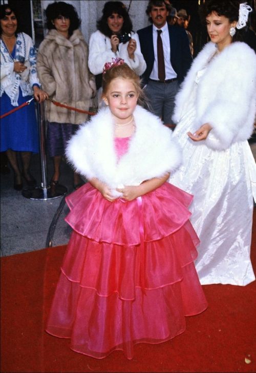 Drew Barrymore at the 1983 Academy Awards.