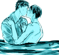 buttleronduty:  Possessive mermen and miscellaneous mackin. I need to go deeper in to souharu hell. Everyone’s been super productive and beautiful. &lt;o&gt;