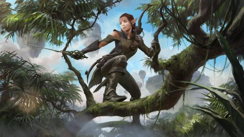 art-of-cg-girls:  Nissa, Vastwood Seer by Wesley Burt 