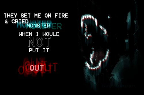 byesexualkid:  HOW DO YOU FEEL ABOUT WHAT THEY DID TO YOU (a piece largely inspired by cainarts twine game; a companion piece to this!) 