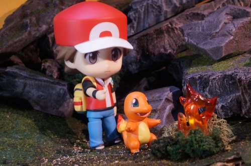 randygbh:Pokemon Center Exclusive Nendoroid Red!ITS SO CUTE.