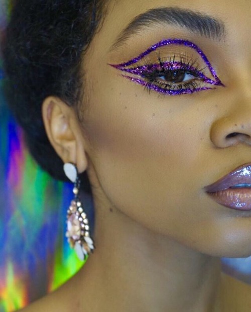 aisselectric:Amethyst inspired make up for the February babies
