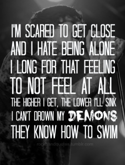 rockbandquotes:  For failingtohangon (Bring me the horizon - Can you feel my heart) 