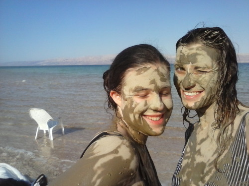 With one of my most precious friends at the Dead Sea, Ein Gedi, Israel.