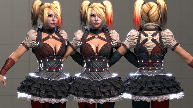 shaotek:  Model Release: Harley - Arkham KnightFeaturesEyeposingIK Rig includedNo