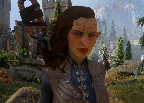 I remade my Maerwyn Lavellan in order to replay her game to get the world-state I want for Trespasse