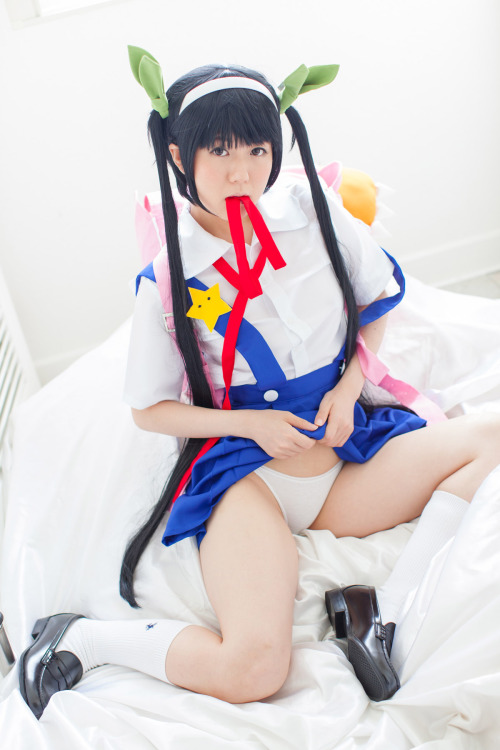 princess-kiss-madness: Hachikuji Mayoi - Ero cosplay