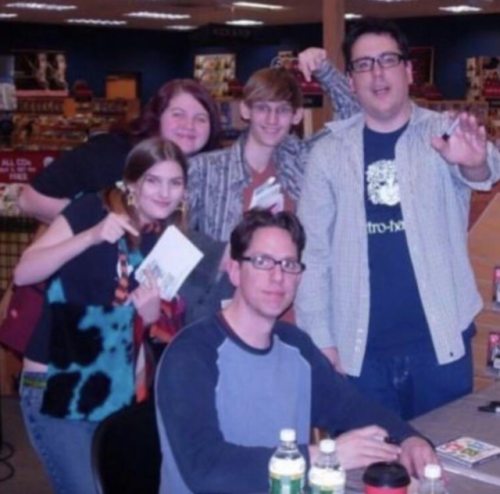 tmbgareok:A young Neil Cicierega (Lemon Demon) meets his heroes