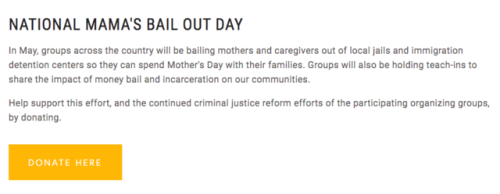 queermenofcolorinlove: NATIONAL MAMA’S BAIL OUT DAY In May, groups across the country will be 