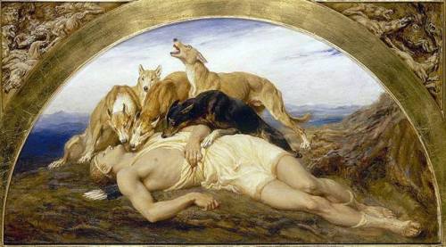 Adonis Wounded ~ Briton Riviere (1840-1920