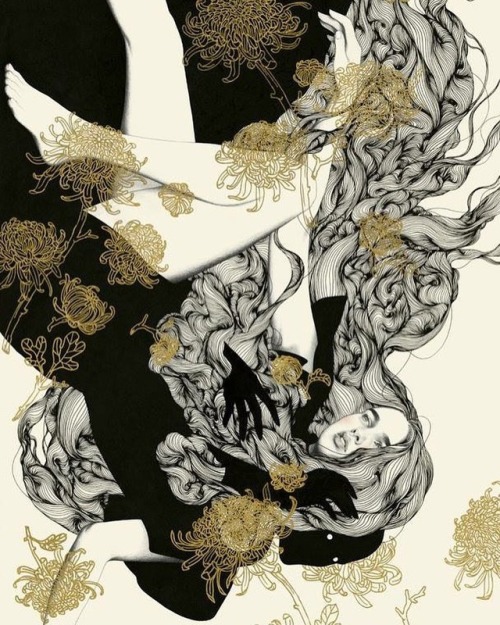 felixinclusis:beautifulbizarremagazine: Tran Nguyen The Yellow Passerby &amp; I, &ldqu