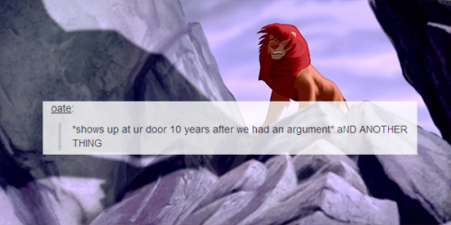 dreamwoks:the lion king + tumblr .