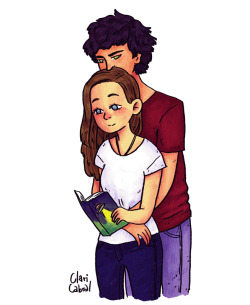 givemeapaper:  Katy and Daemon from Lux series!well, I love aliens.