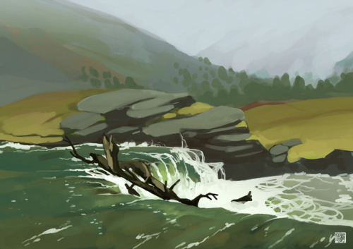 tohdraws: The stream collective  speed painting dumps 3 years back I think or more….&nbs