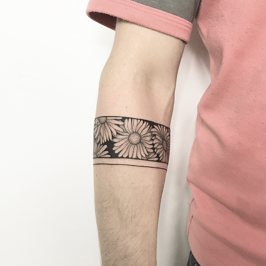 10 Best Floral Armband Tattoo Ideas That Will Blow Your Mind  Outsons