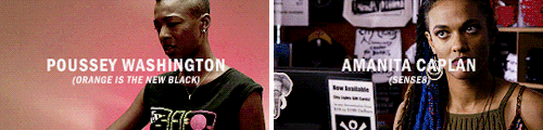 mybodywakesup:some of my favorite lesbian, bi and trans woc from tv.