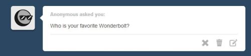 rainbowfeatherreplies:  askfillydash:  Ask Filly Dash #31  I know who *I’d* pick!  Daww x3