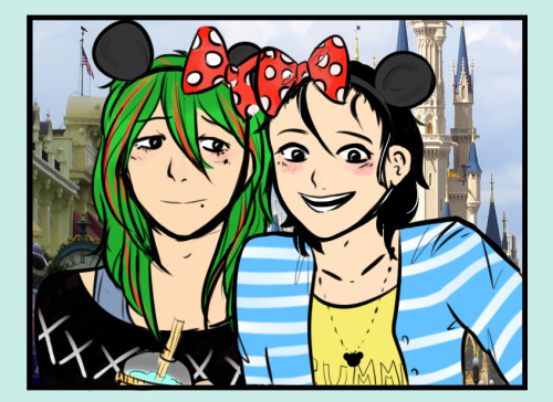 shuuban:toumakis at disney world!!! 