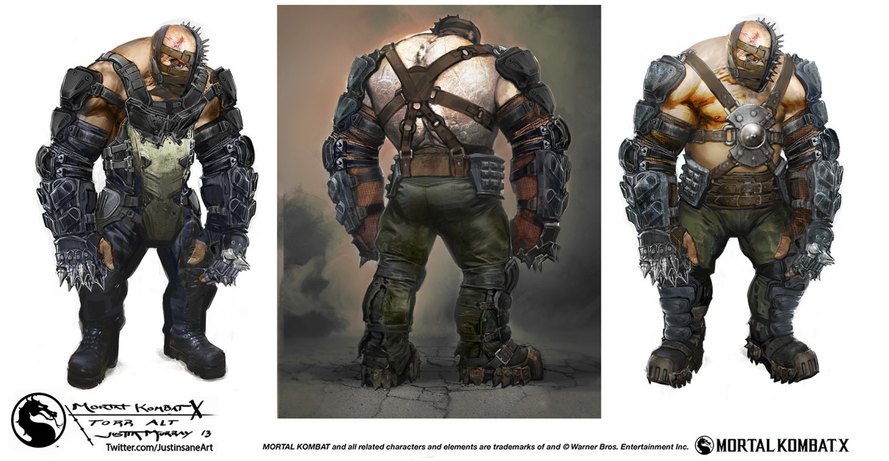 iliveonmycdrive:  Ferra and Torr concept art for Mortal Kombat X by Justin Murray