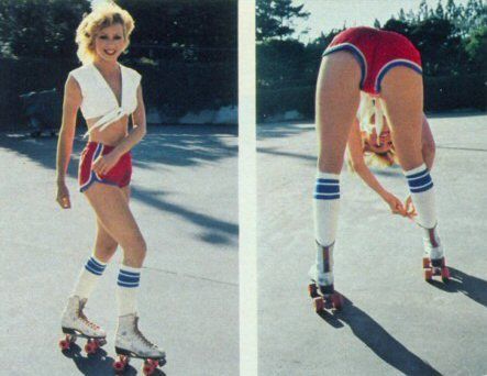 Roller skating babes