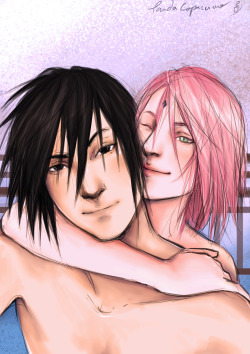 panda-capuccino:  #morningselfie #nofilter Sasusaku month day 2: No filter :) Hope u like it!