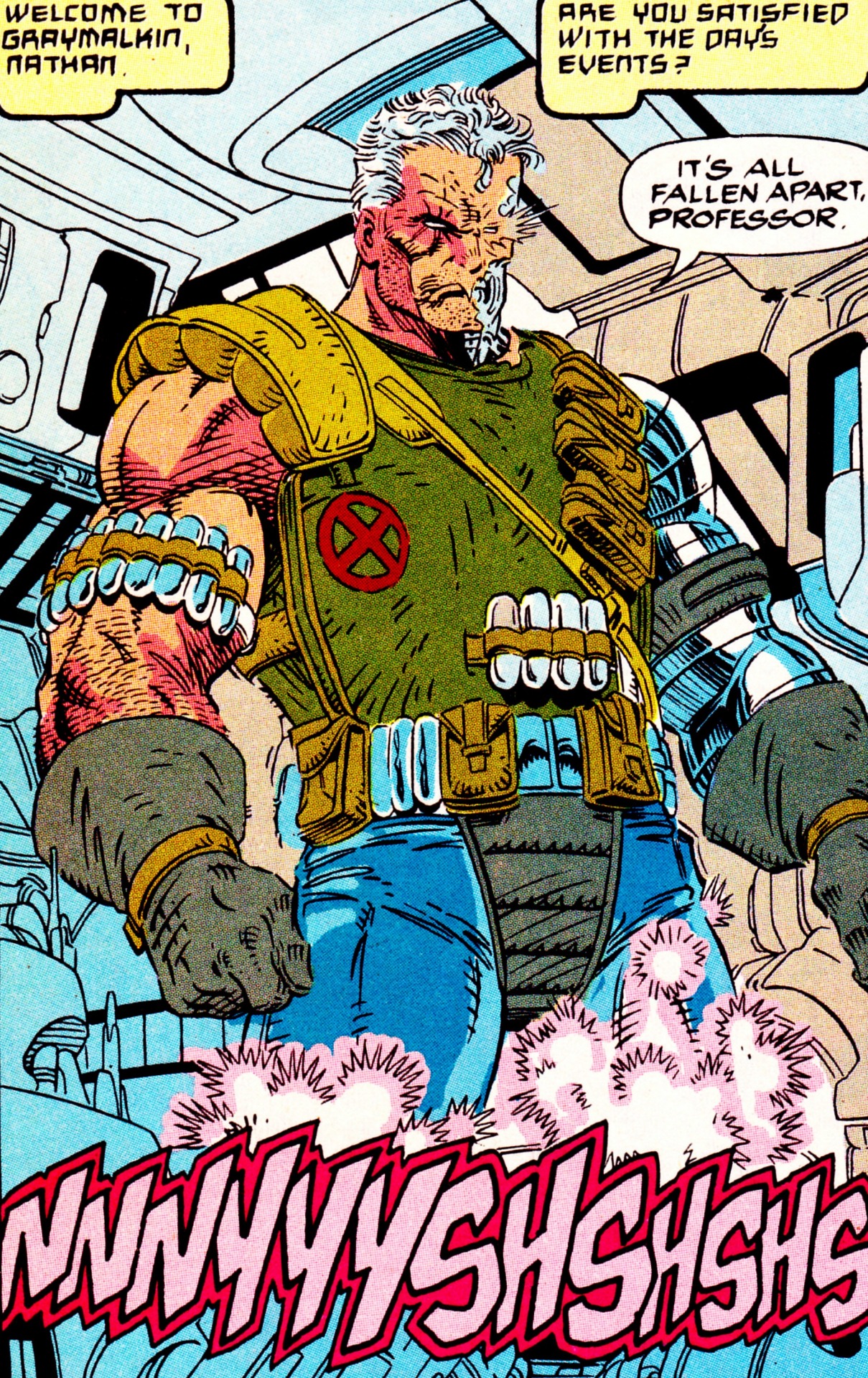 jthenr-comics-vault:  Here’s Cable!X-FORCE #13 (Oct. 1992)Art by Greg Capullo (pencils),