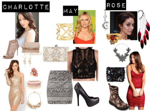 laiquahen: Charlotte, May and Rose’s party clothes by laiquahen featuring tribal earringsSequi